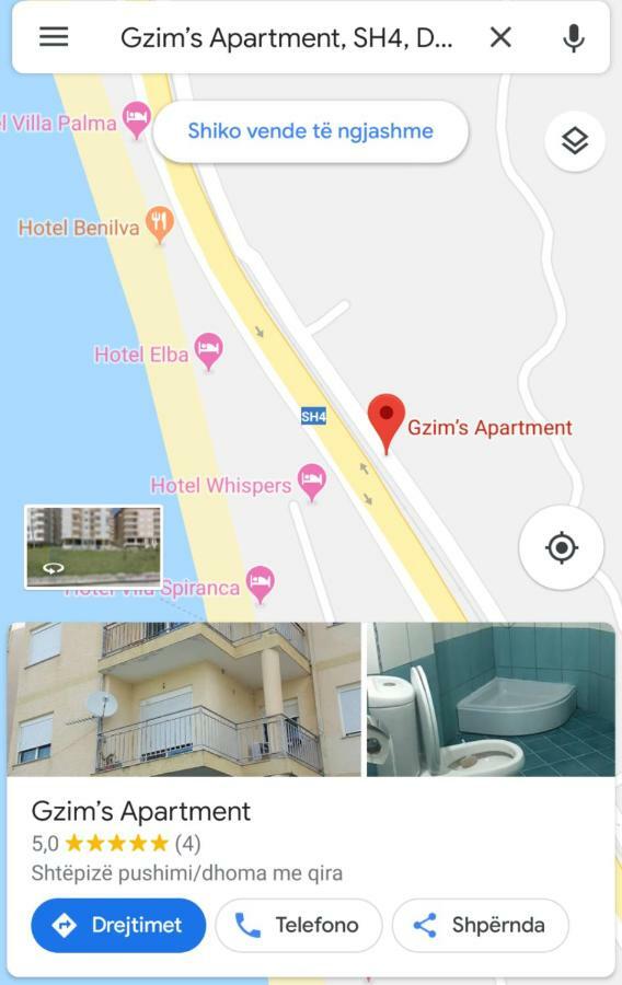 Gzim'S Apartment Durrës Exteriör bild
